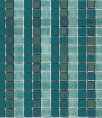 Alttoglass Mosaic Platino Lineal Aguamarina mini