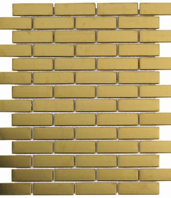 Aparici Mosaic Brick Gold mini