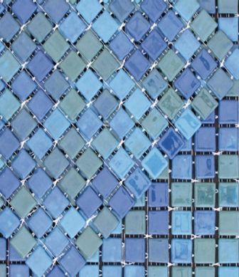 Glass mosaic tiles Acqua 3 Sahe mini