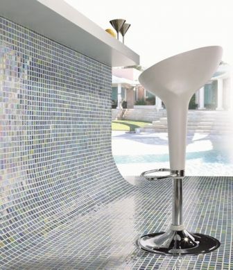 Glass mosaic tiles Acquaris Caribe mini