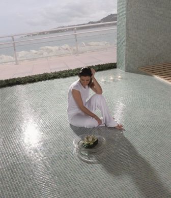 Glass mosaic tiles Acquaris Lotto mini