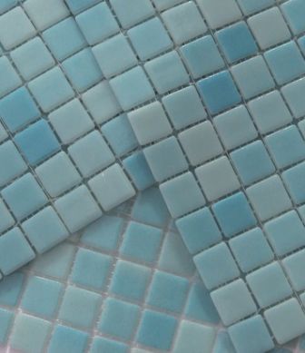 Floor mosaic tiles Bruma 2002-A Azul Cobalto mini