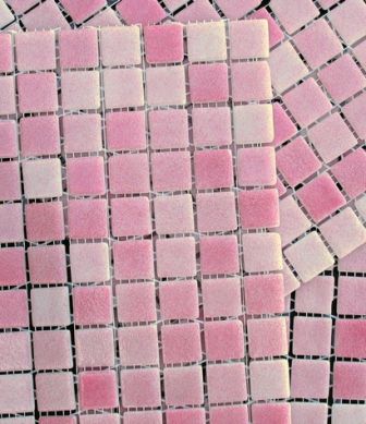 Swimming pool mosaic tiles Bruma 6002 Rosa mini