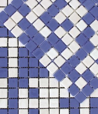 Bathroom mosaic tiles Combi 3 (101+201) mini