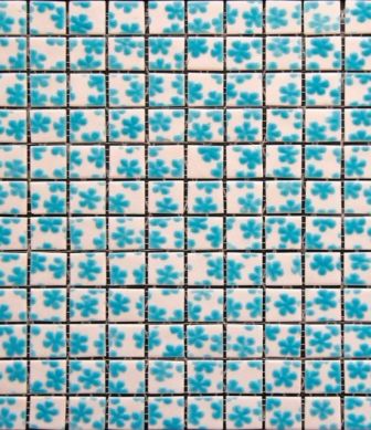 Mosavit mosaic Dreams Flor Azul mini
