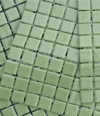 Kitchen mosaic tiles MC 302 Verde Claro mini