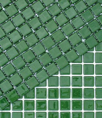 Kitchen mosaic tiles MC 301 Verde Oscuro mini