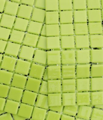 Kitchen mosaic tiles MC 303 Verde pistacho mini