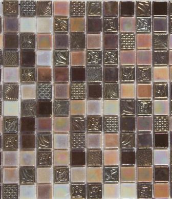 Bathroom mosaic tiles Oriental Coffee mini