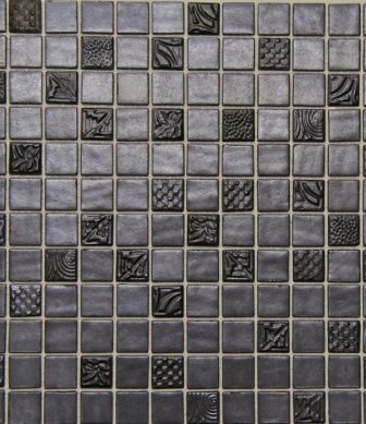 Mosavit mosaic tiles Pandora Ferro 25 mini