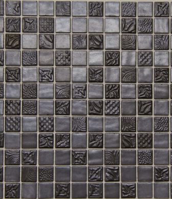 Mosavit mosaic tiles Pandora Ferro 50 mini