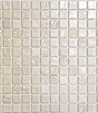 Mosavit mosaic tiles Pandora Vainiglia 50 mini