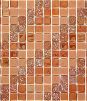 Mosavit mosaic tiles Vintage Rock Diagonal Bronces mini