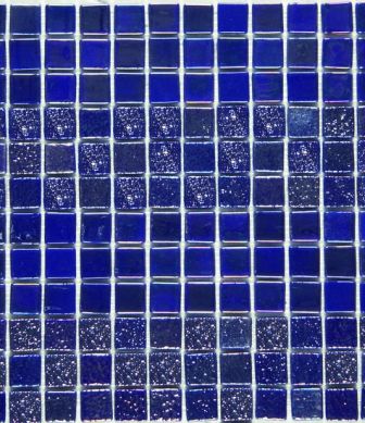 Mosavit mosaic tiles Vintage Rock Rayas Cobalto mini