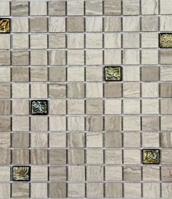 Mosavit mosaic Wooden Grey Pandora mini